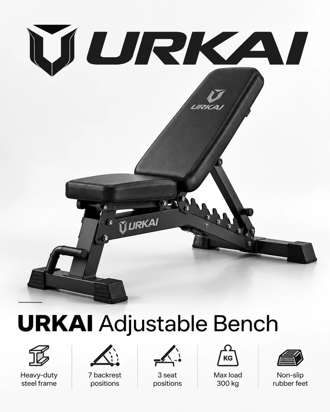 URKAI Adjustable Bench